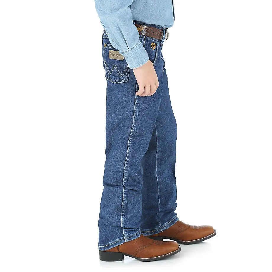 Wrangler Boys George Strait Original Cowboy Cut Heavy Denim Stone Jeans Style 13BGSHD