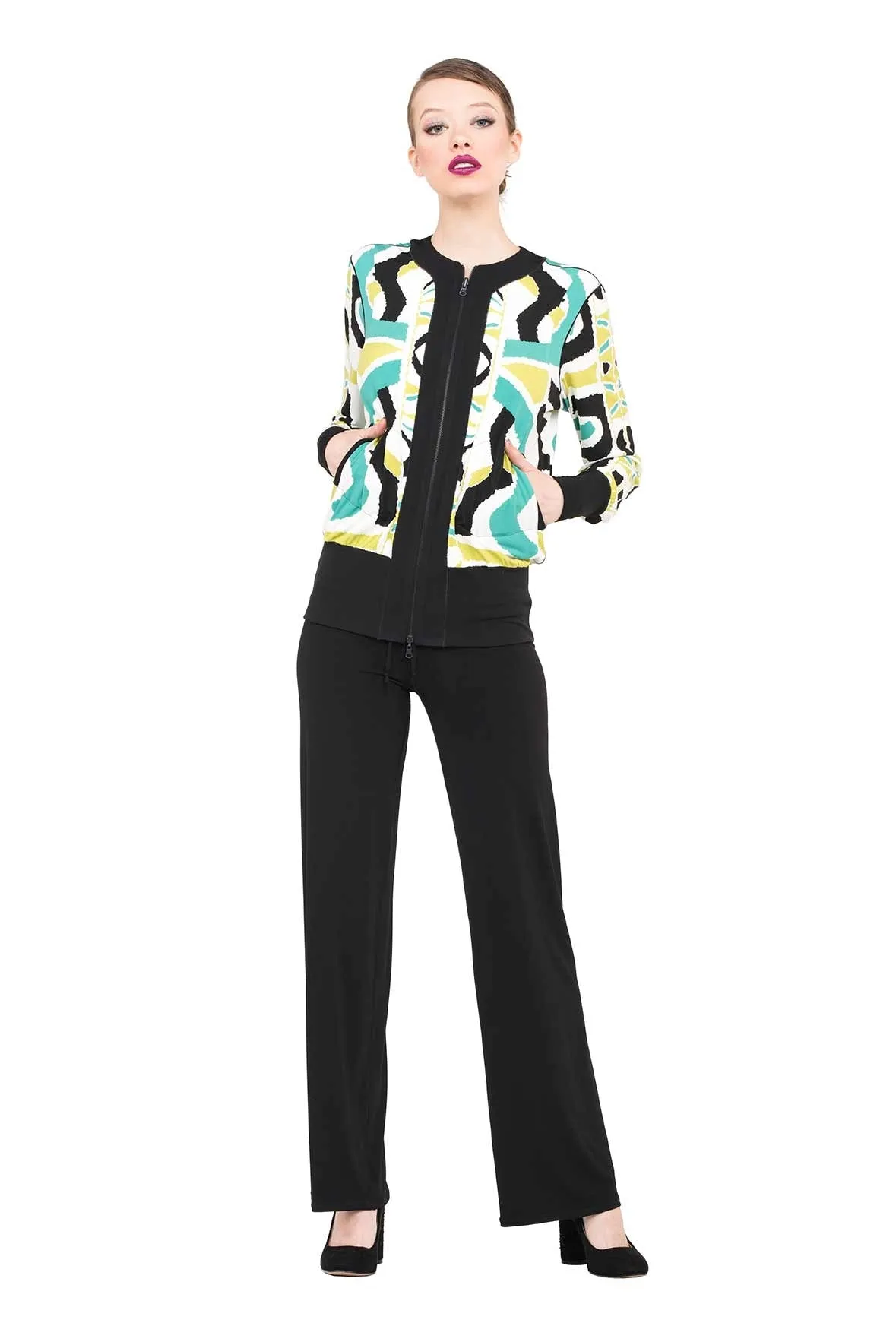 Zipper Short Jacket W/Pockets